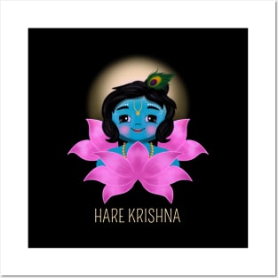 Iskcon - Krishna - hare krishna - Hindu gods - krsna Posters and Art